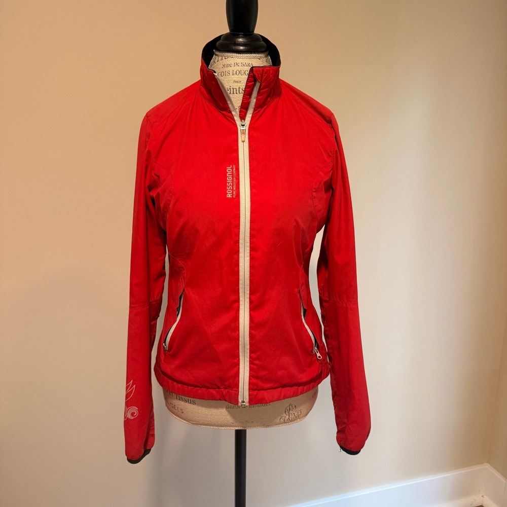 Rossignol Women's Red/Black Wind Jacket Size M‎